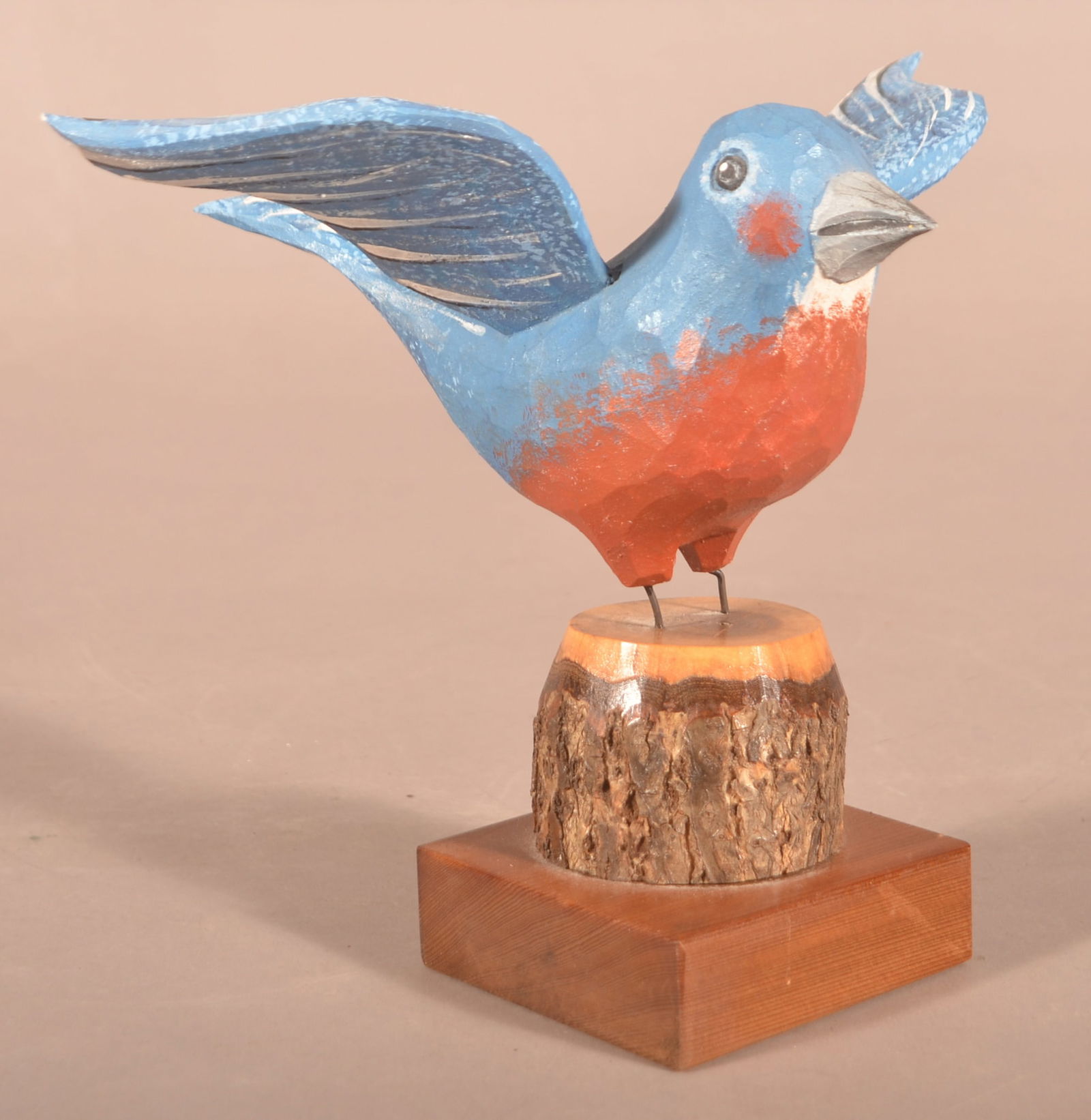 Jonathan Bastian 2005 Folk Art Robin. (1 of 3)