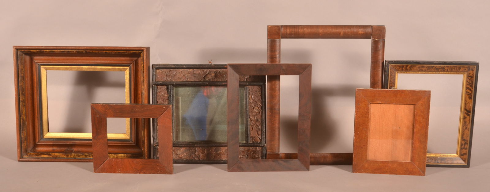Seven Various Hardwood and Painted Picture Frames. (1 of 4)