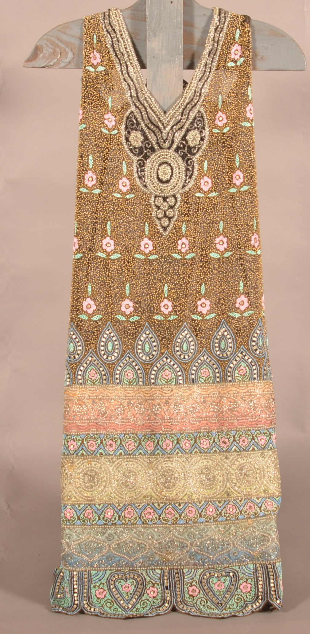 Designer French Sequin Evening Dress. (1 of 6)