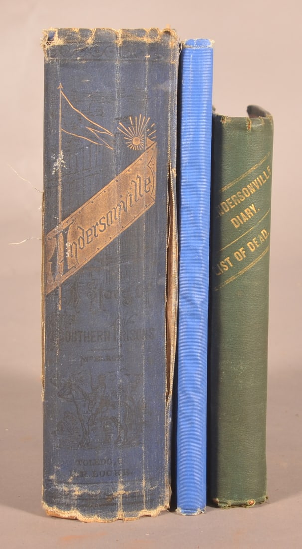 Three Civil War First Ed. Books on Andersonville. (1 of 2)