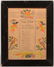 Framed 19th Century House Blessing Print. Published by