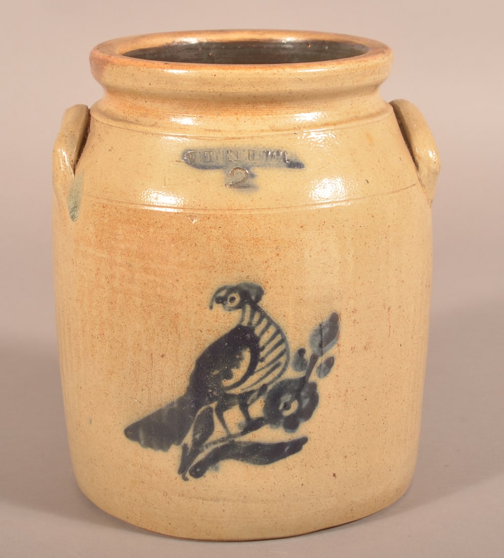 Whites, Utica 2-Gallon Stoneware Jar. (1 of 5)