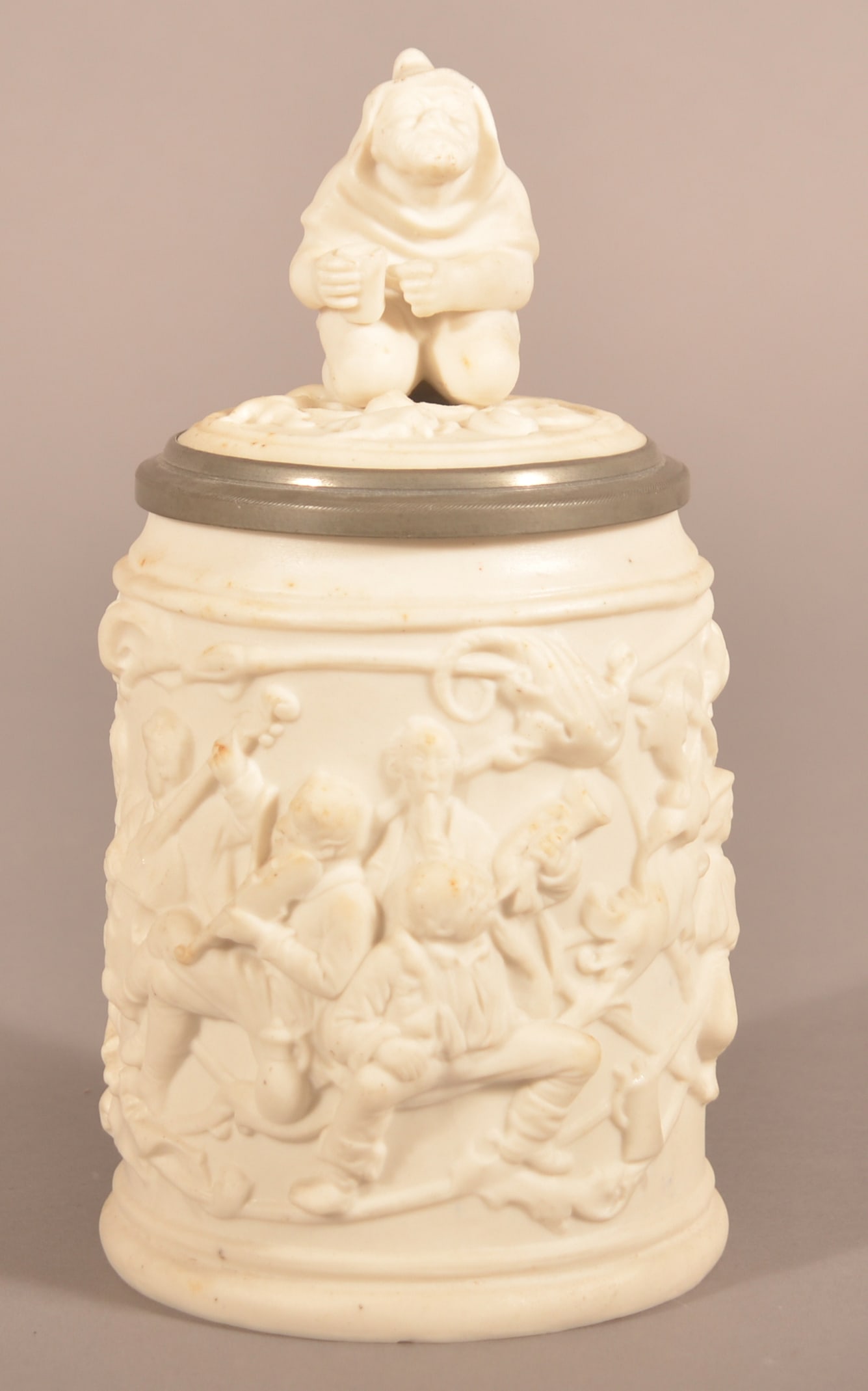 Mettlach Parion Musicians 1/2-Litre Stein #485. (1 of 6)