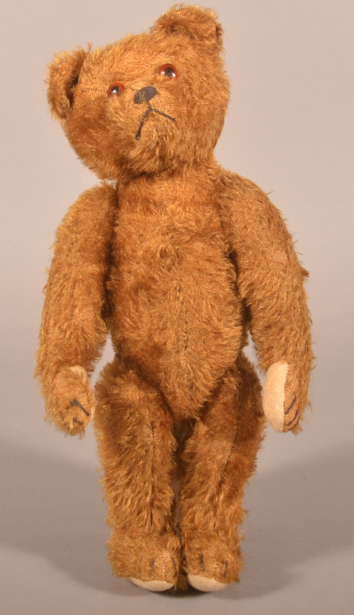 Antique Brown Plush Mohair Teddy Bear. (1 of 5)