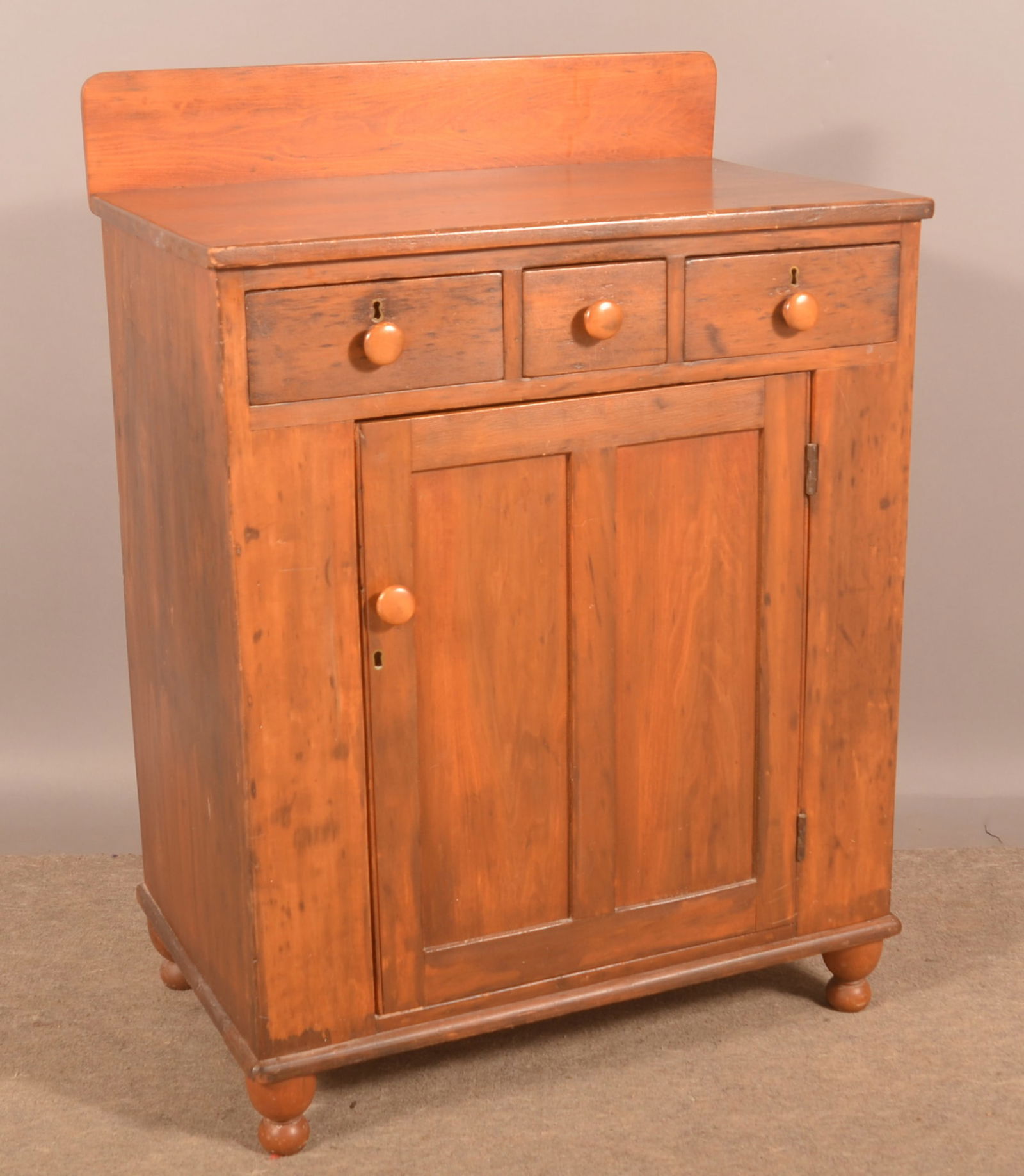 Antique Pennsylvania Softwood Jelly Cupboard. (1 of 5)