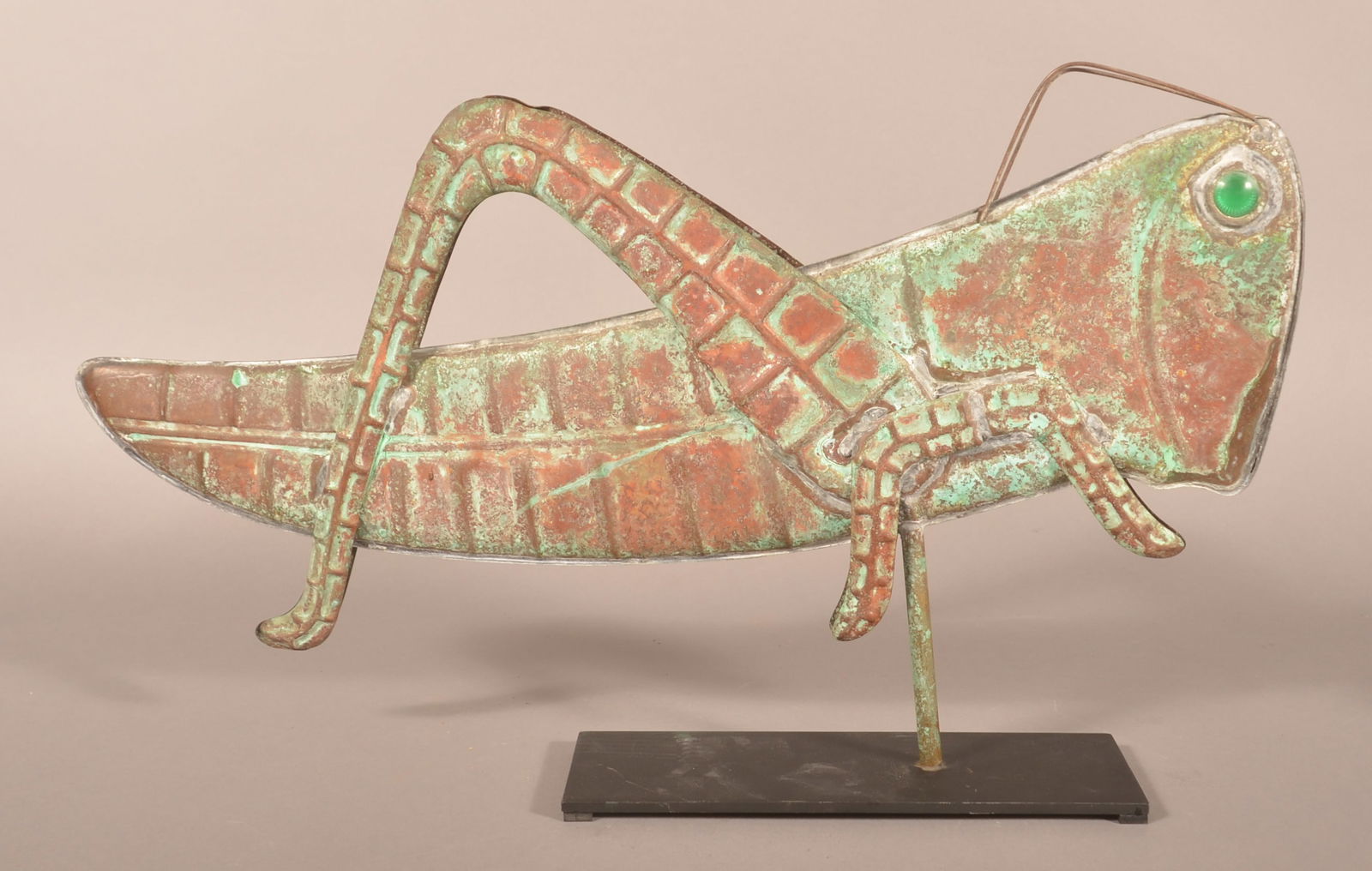 Vintage Copper Grasshopper Weathervane. (1 of 3)