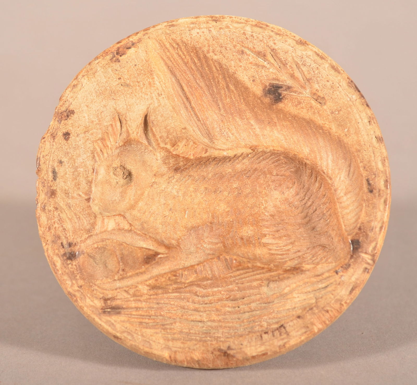 Rare Pennsylvania Squirrel Wood Butter Print. (1 of 3)