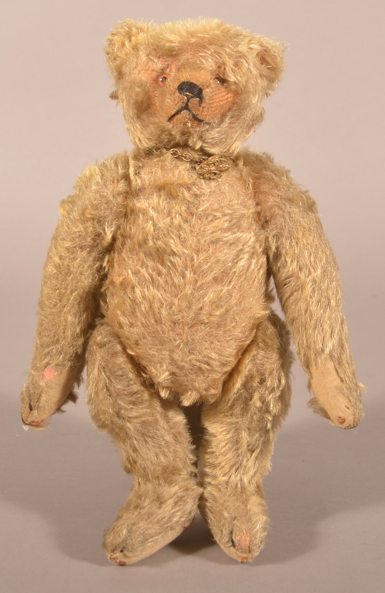 Antique German Blonde Mohair Teddy Bear. (1 of 6)