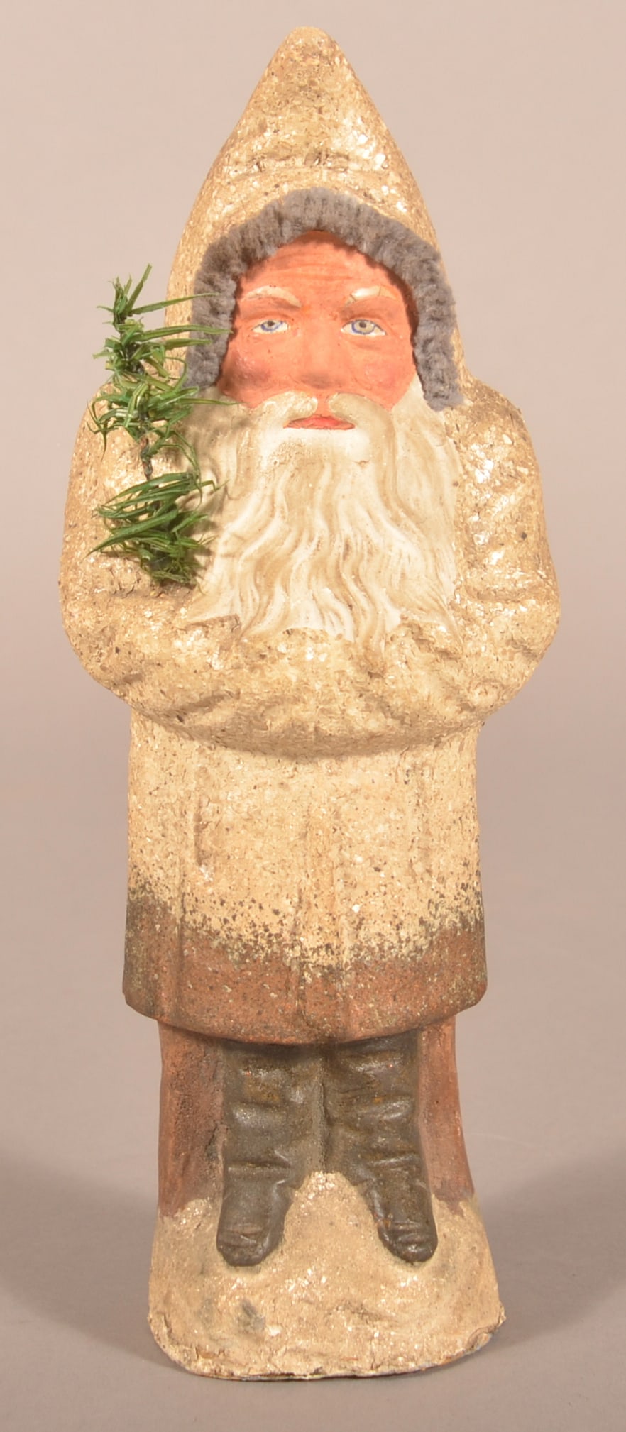 Antique Mica-Flecked White Robe Belsnickel. (1 of 5)