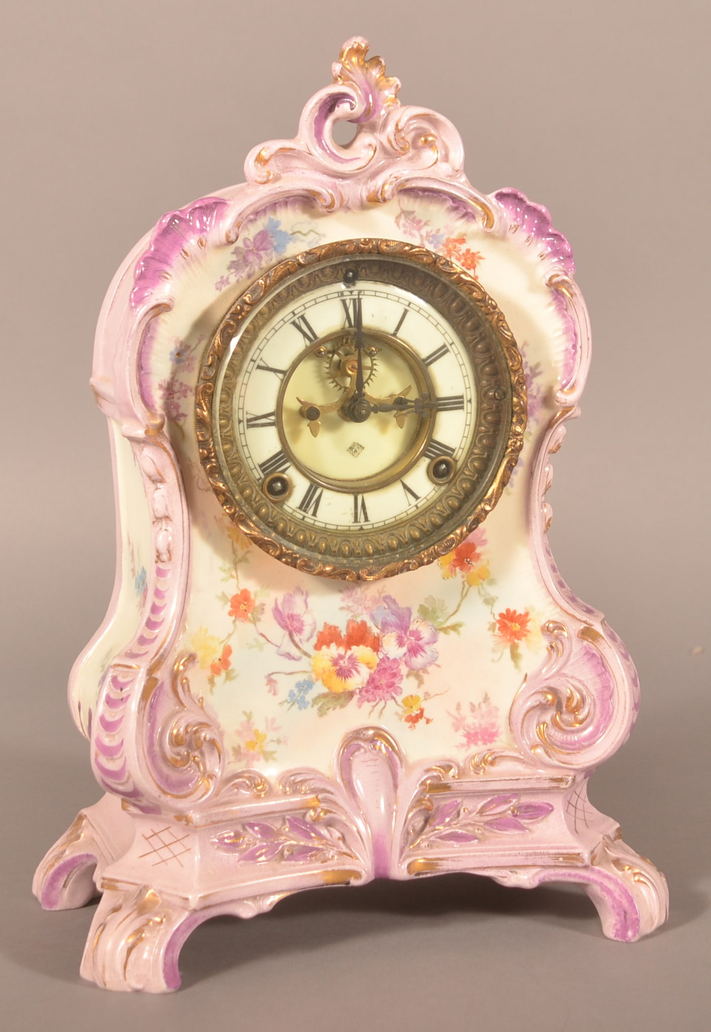 Ansonia La Calle Royal Bonn Mantel Clock. (1 of 7)