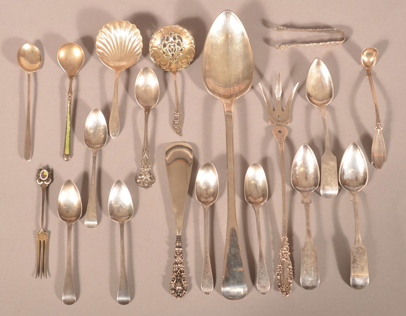 Lot of Antique Sterling and Coin Silver. (1 of 5)