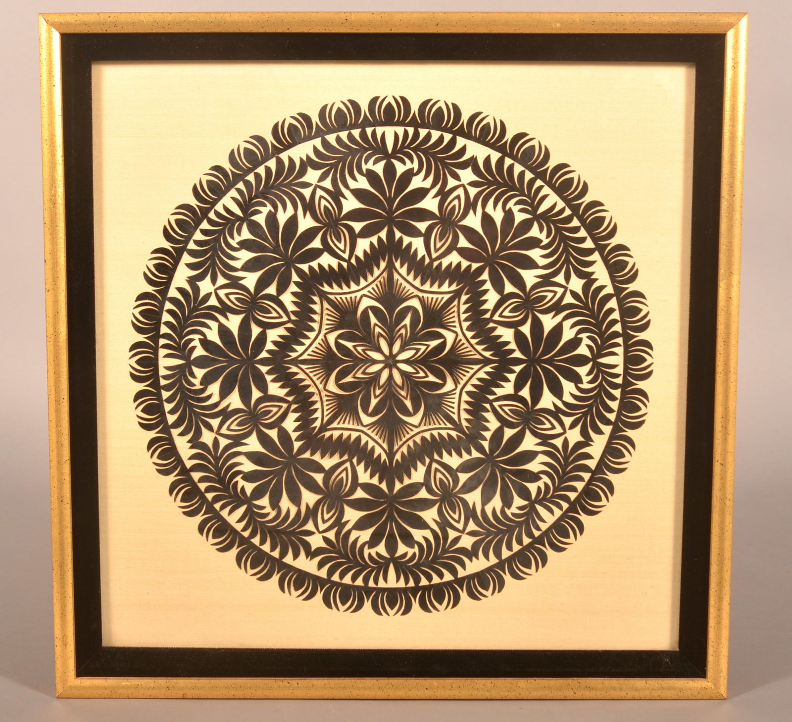 Fine Unsigned Antique/Vintage Scherenschnitte. (1 of 3)