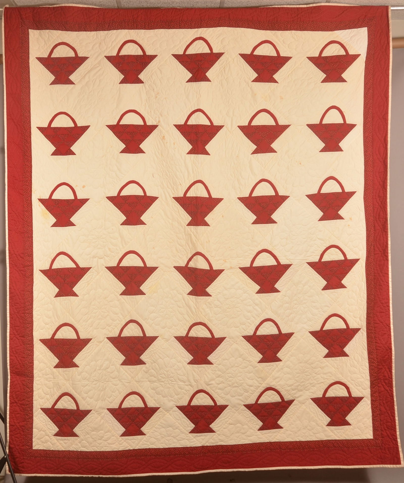 Modern Basket Pattern Patchwork Quilt. (1 of 6)