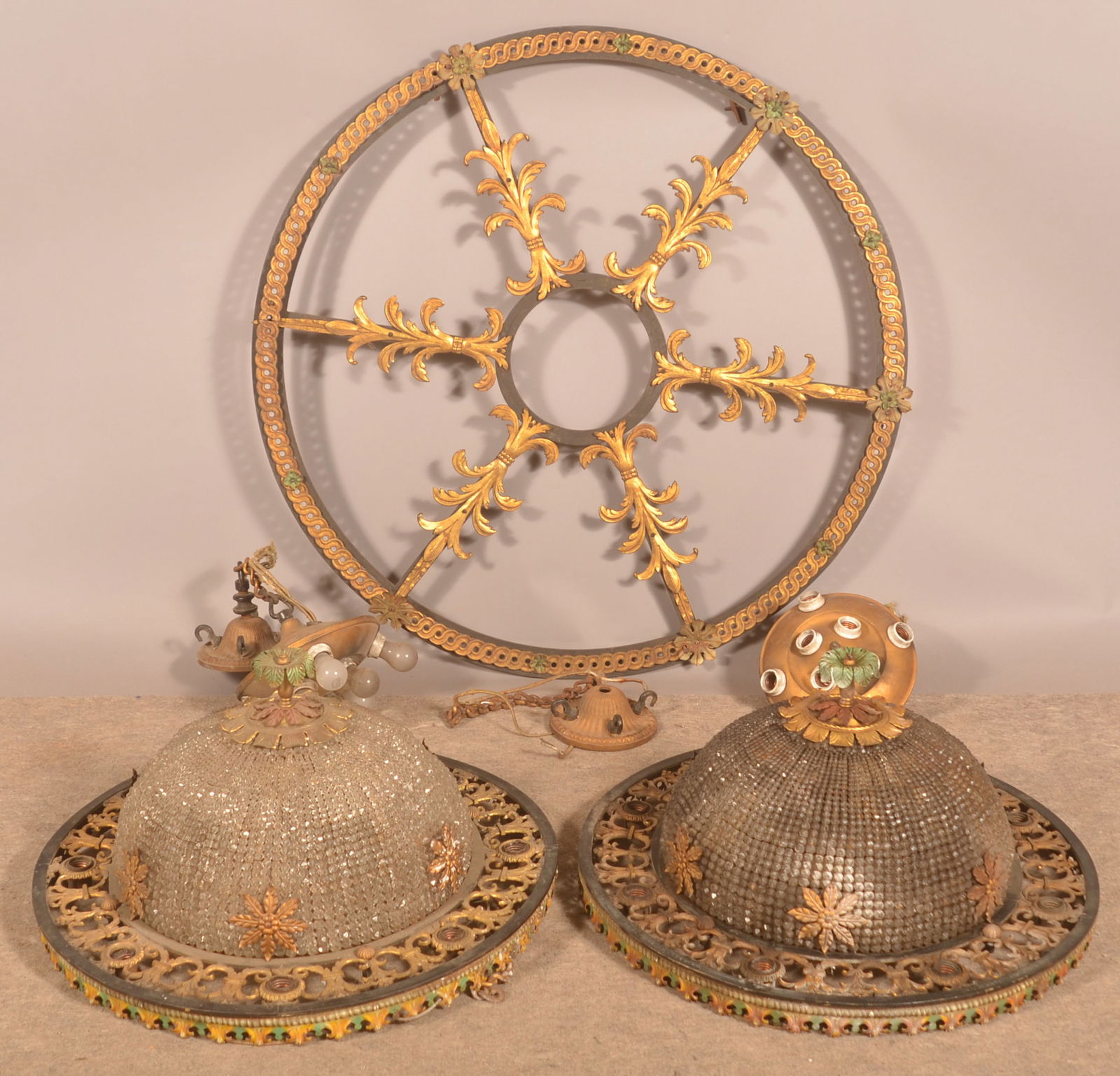 Antique/Vintage Crystal Dome Chandeliers (1 of 10)