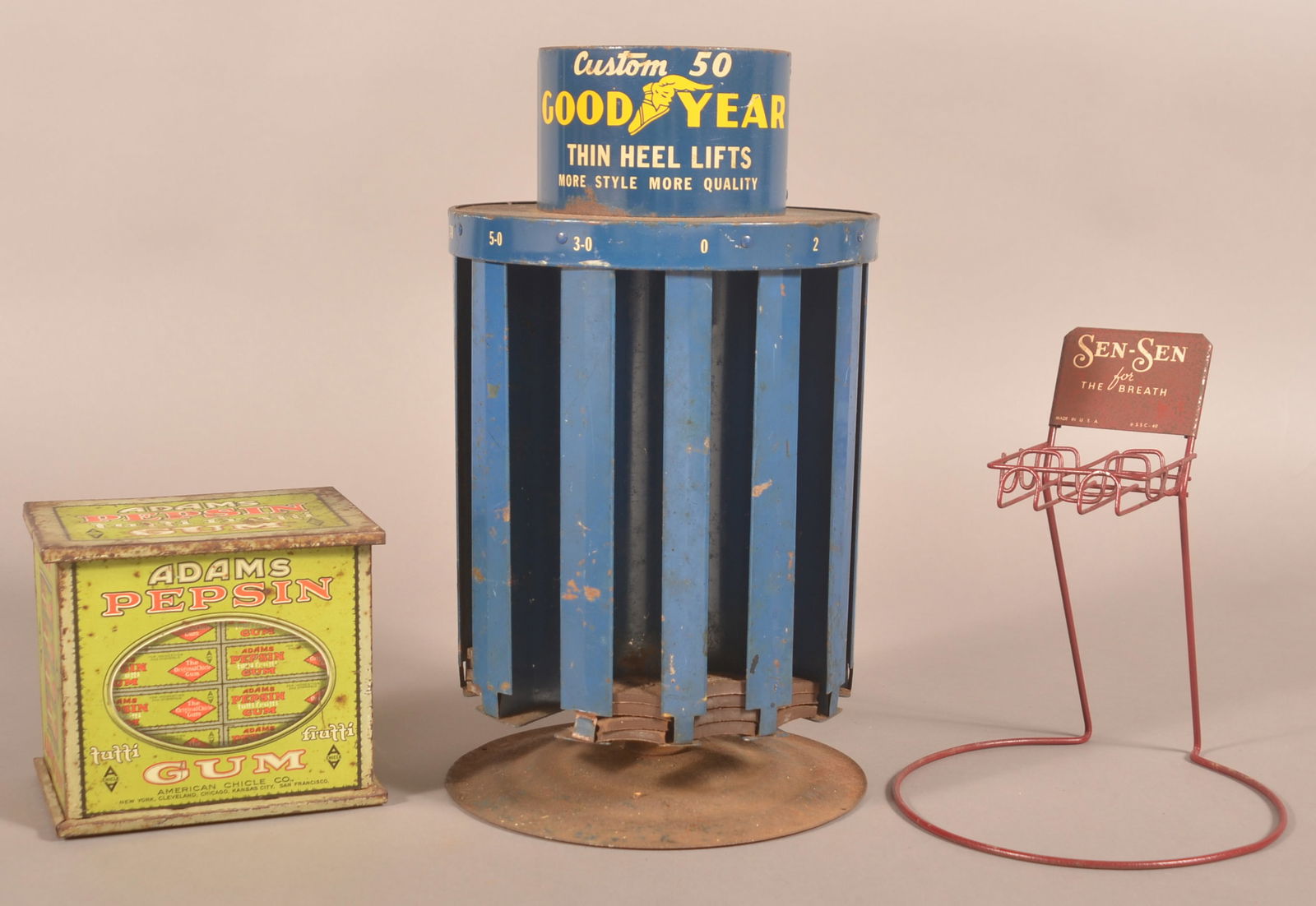 Group of Antique Advertising Metal Displays. (1 of 9)