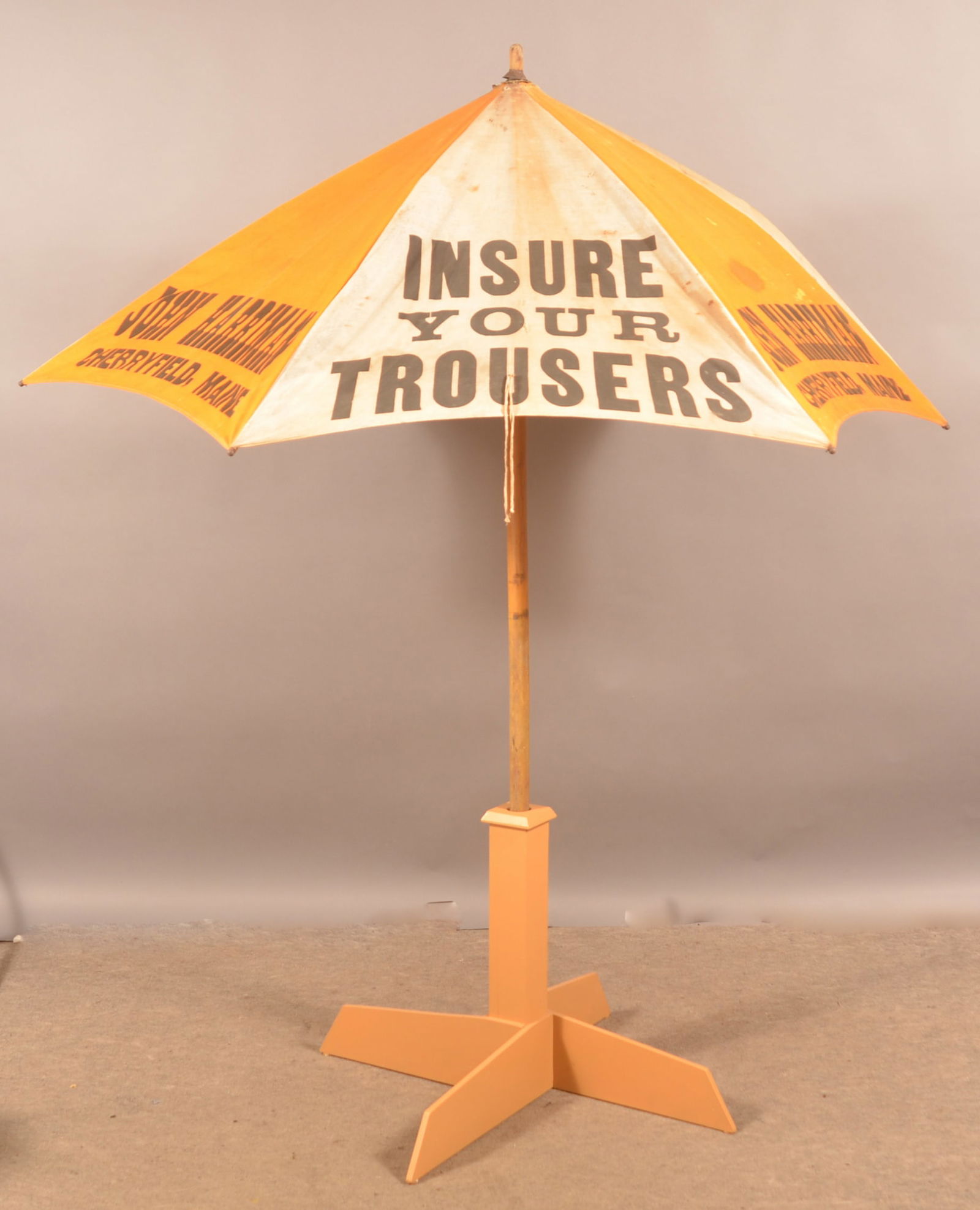 Vintage Clothing Advertising Tractor Umbrella. (1 of 10)