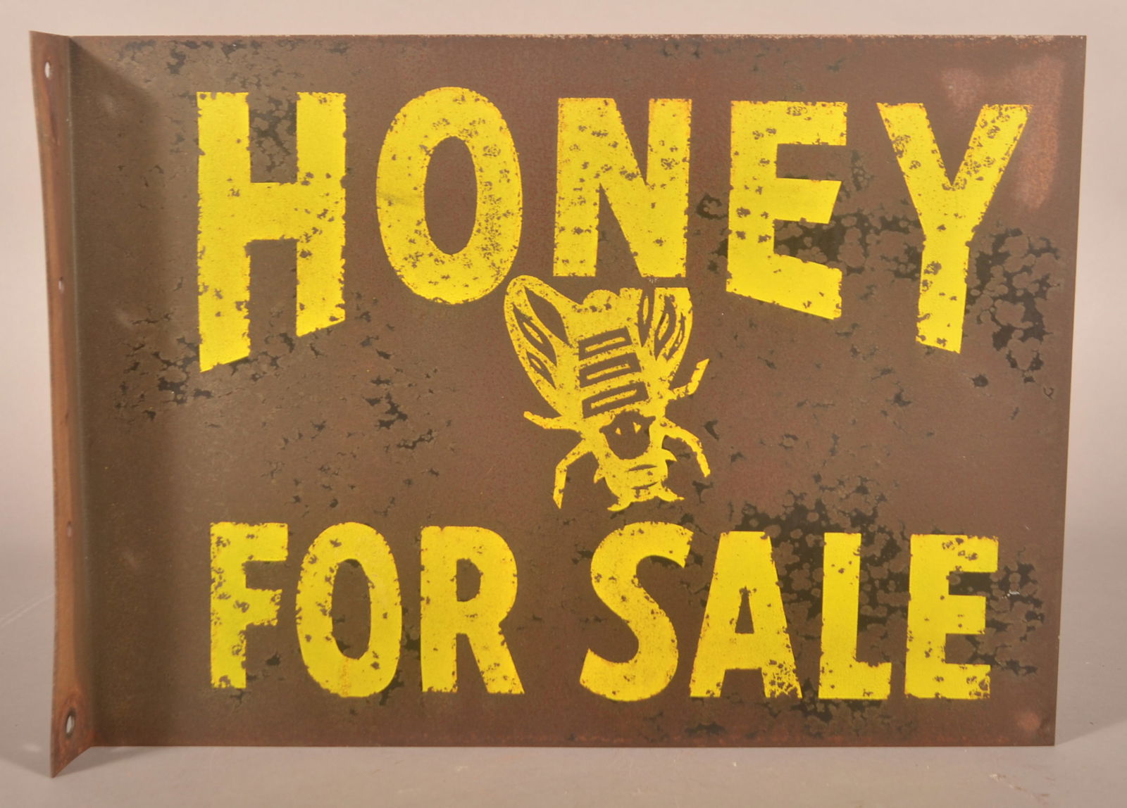 Metal Honey For Sale Advertising Flange Sign. (1 of 2)