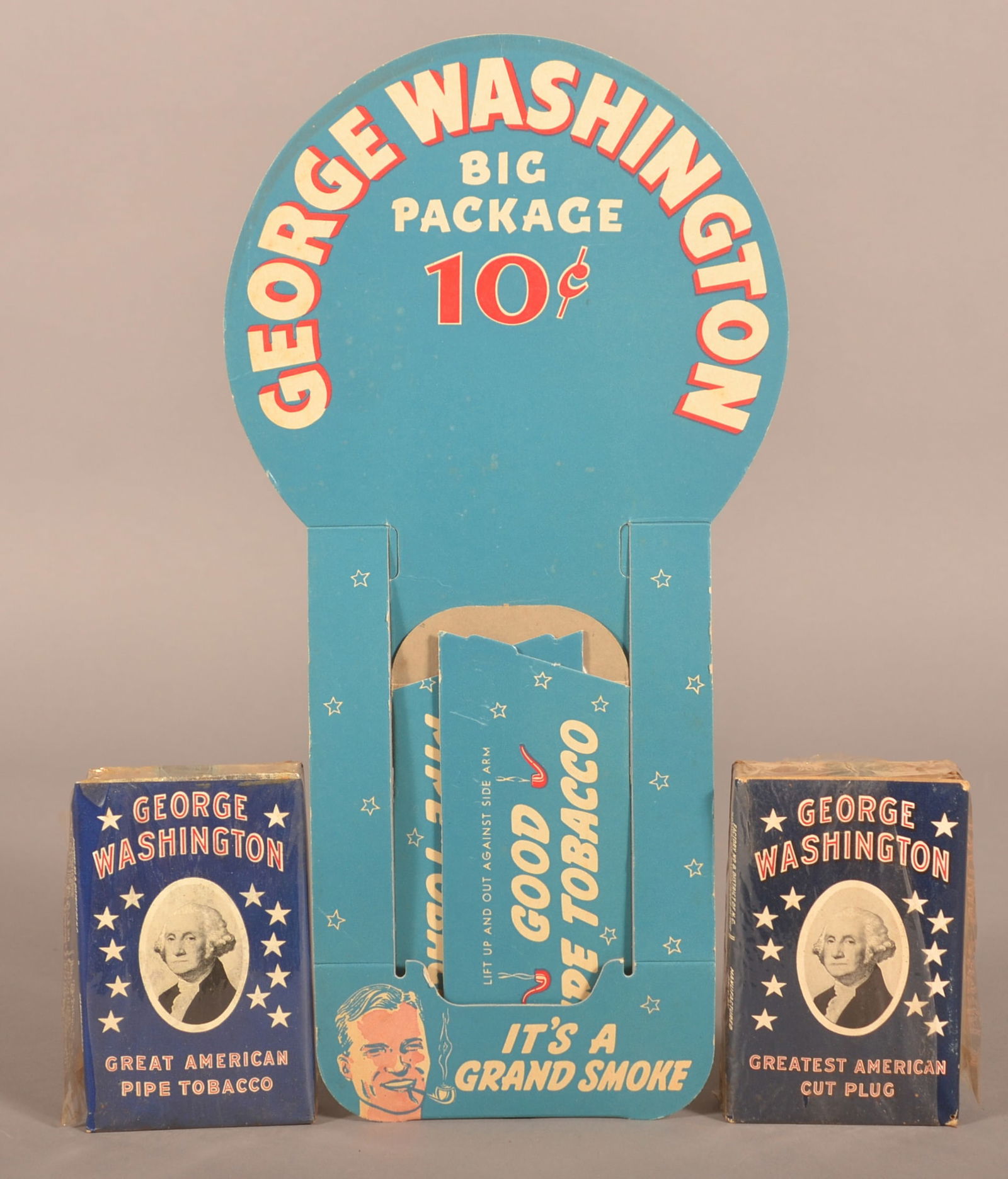 NOS George Washington Tobacco Sign/Display. (1 of 2)