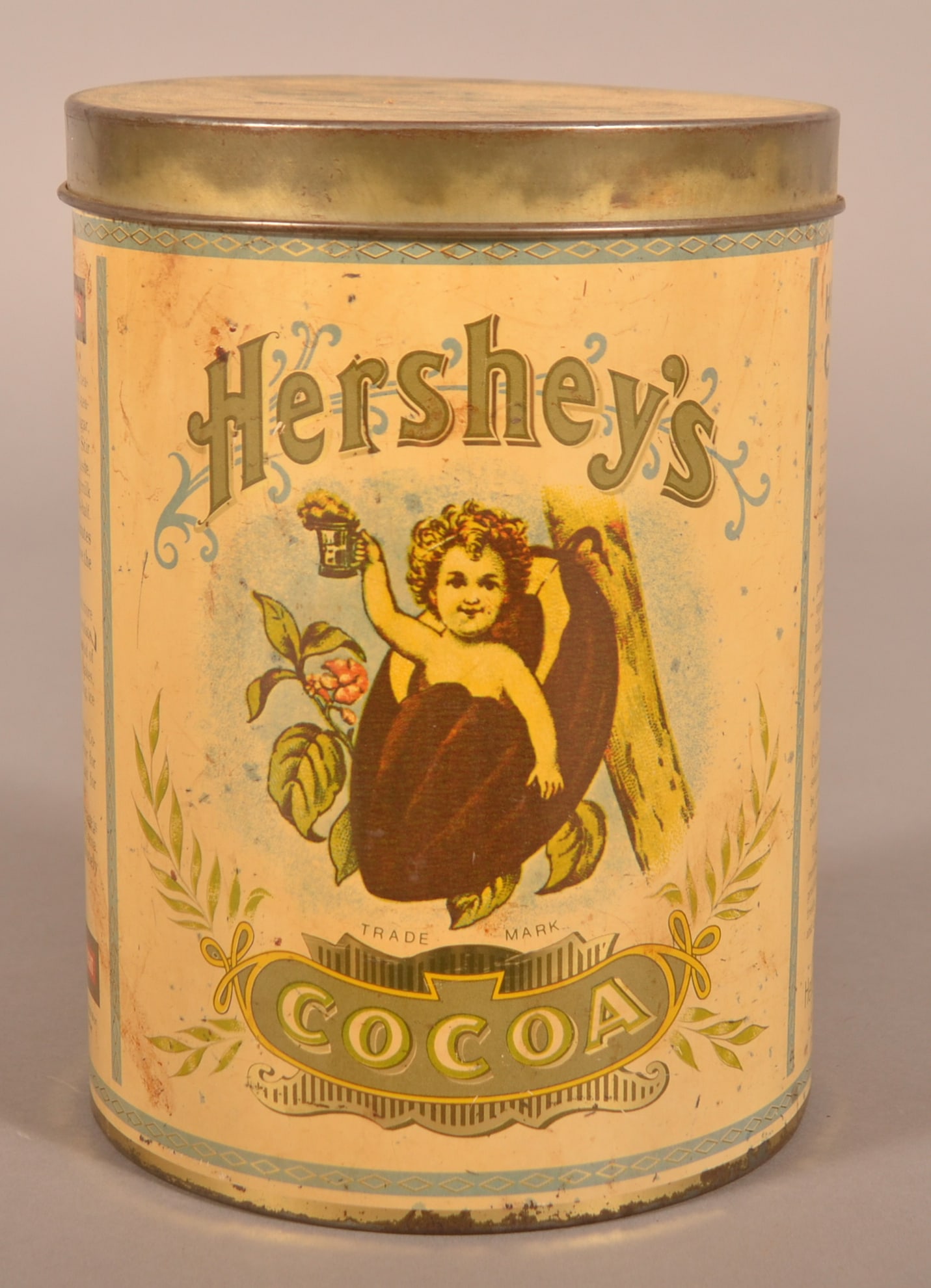 Large Hershey's Vintage Cocoa Cheinco Storage Tin. (1 of 5)