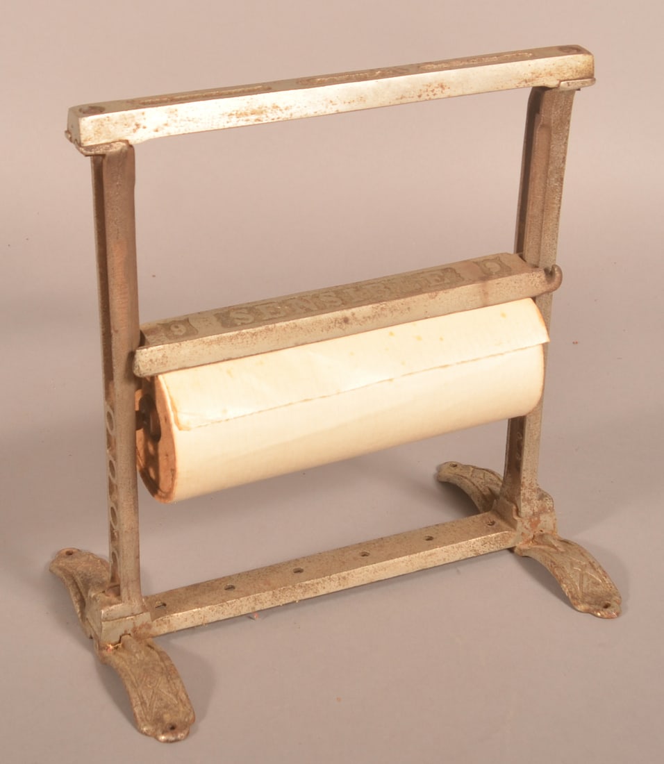 Nickel-Plated Sensible No.9 Store Paper Dispenser. (1 of 4)