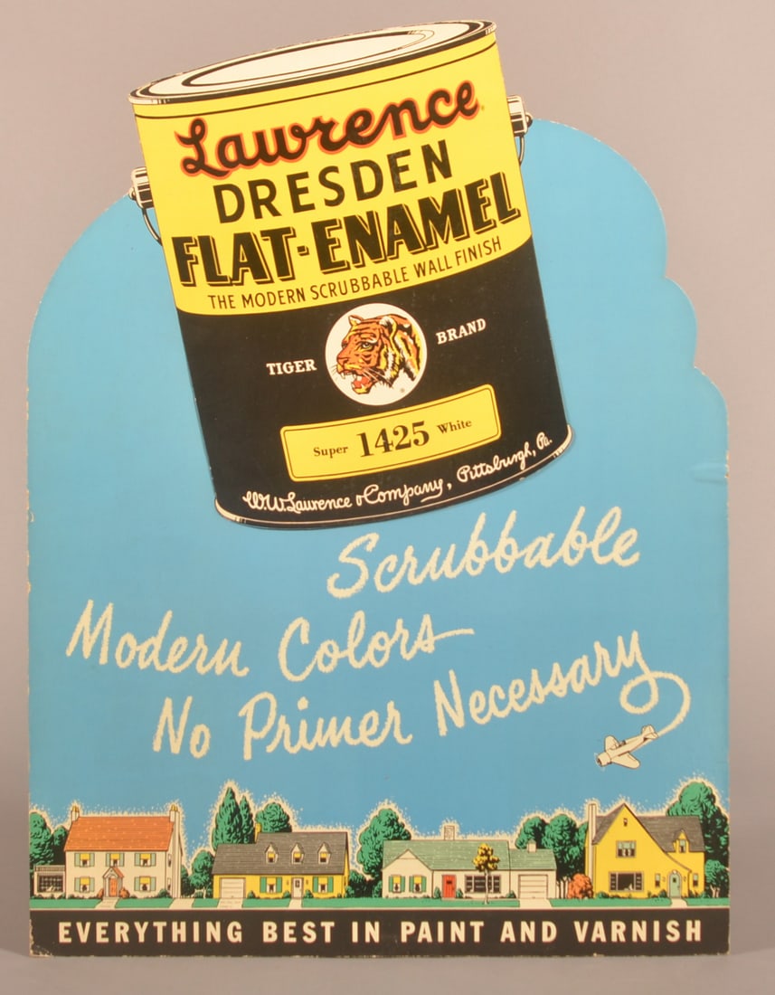 Lawrence Dresden Paint, Pittsburgh, PA Sign. (1 of 2)