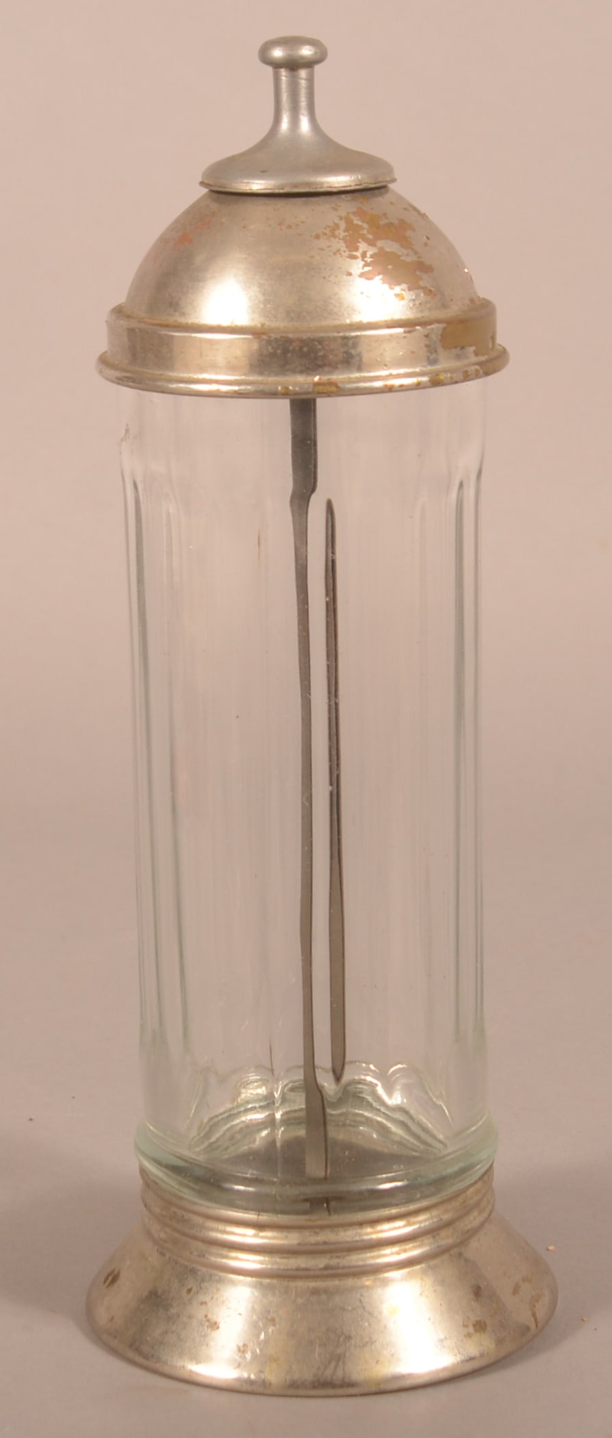 WWI Period Soda Fountain Straw Dispenser. (1 of 5)