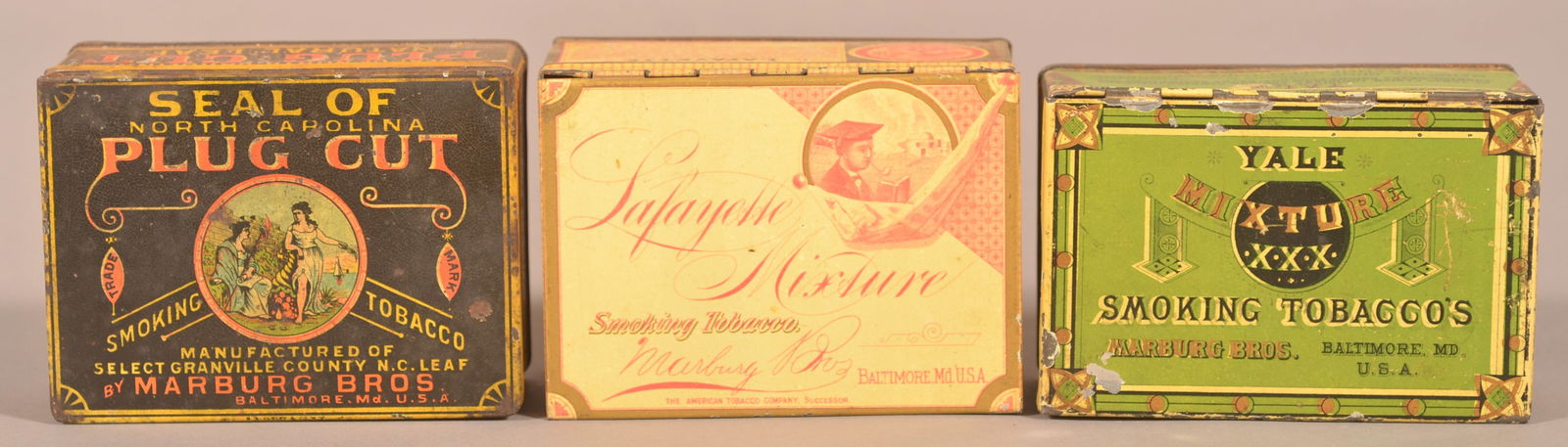 Three Baltimore, MD Tobacco Tins. (1 of 5)