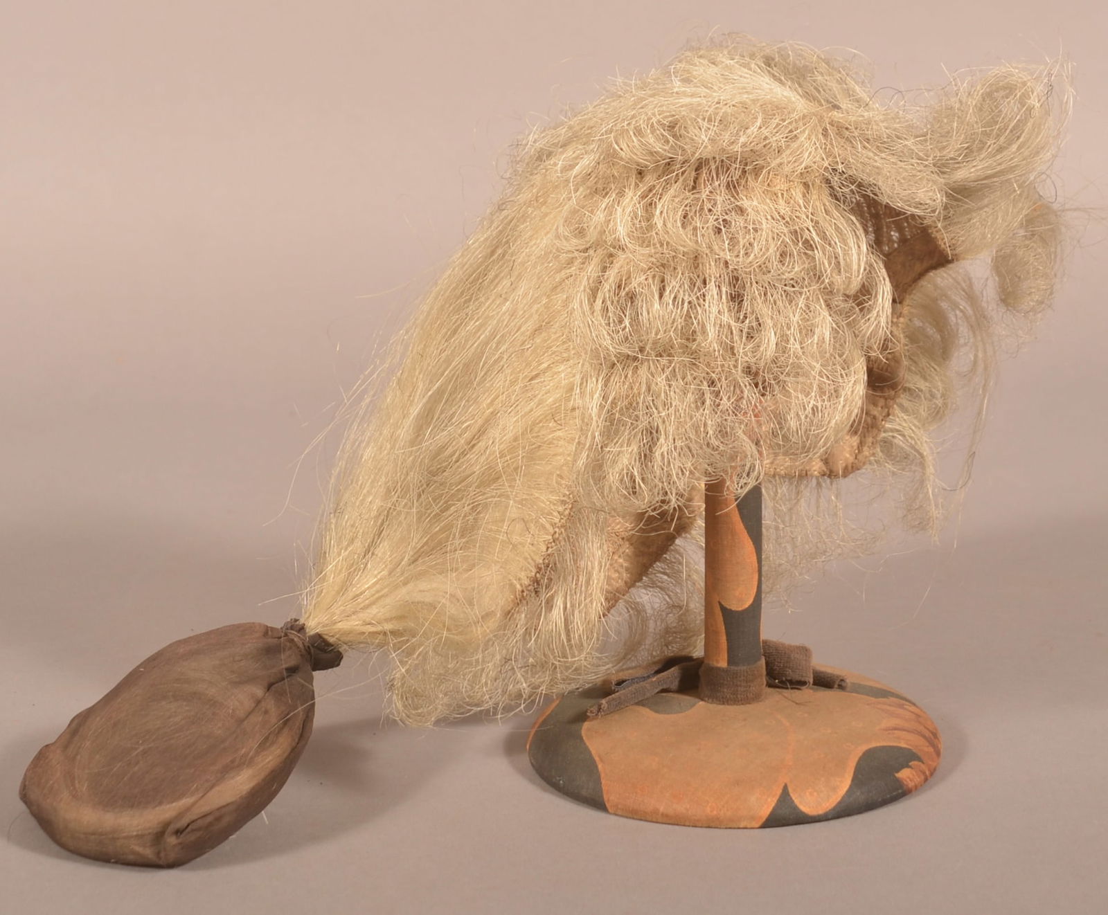 Original Colonial Period Judge's Mohair Wig. (1 of 6)