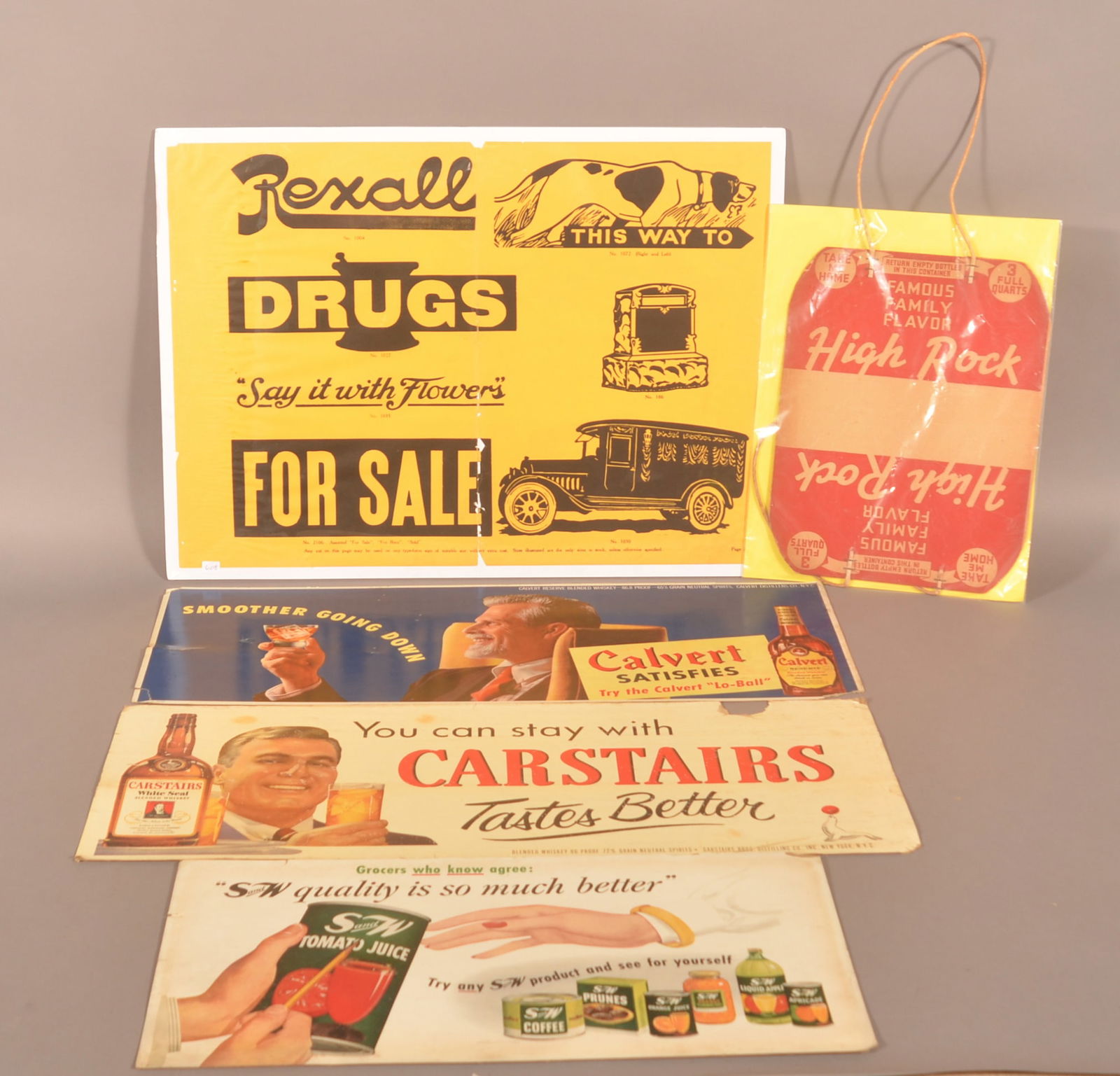 Collection of Vintage Paper Advertising Items. (1 of 4)