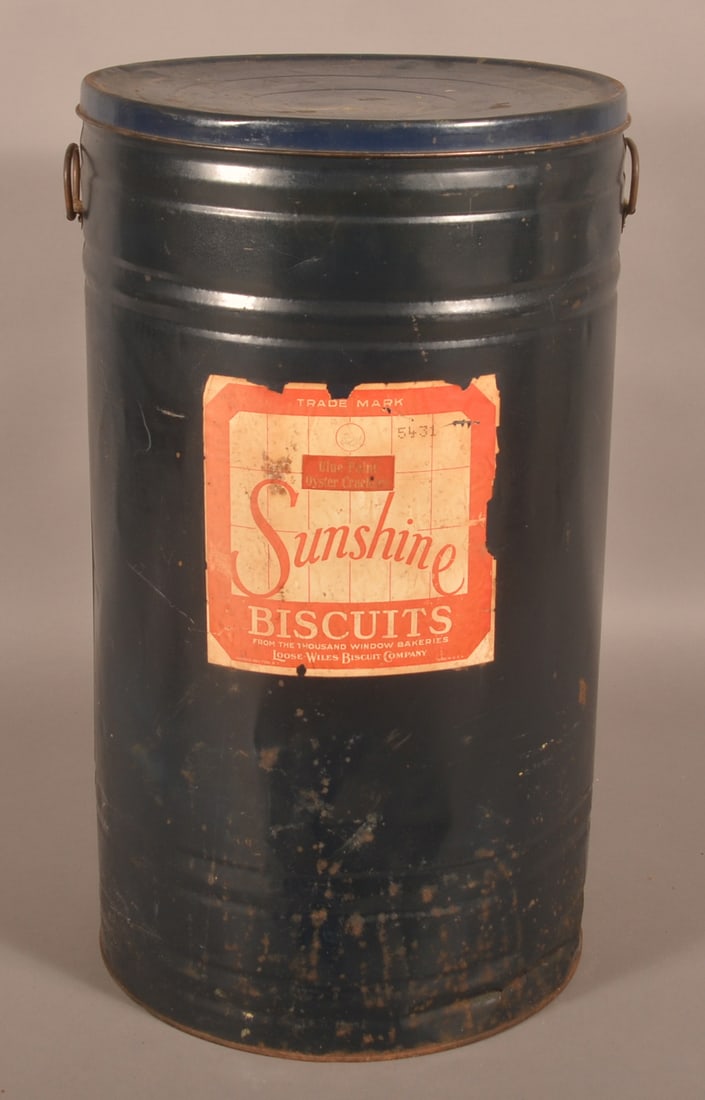 Large Sunshine Biscuit Display Bin. (1 of 5)