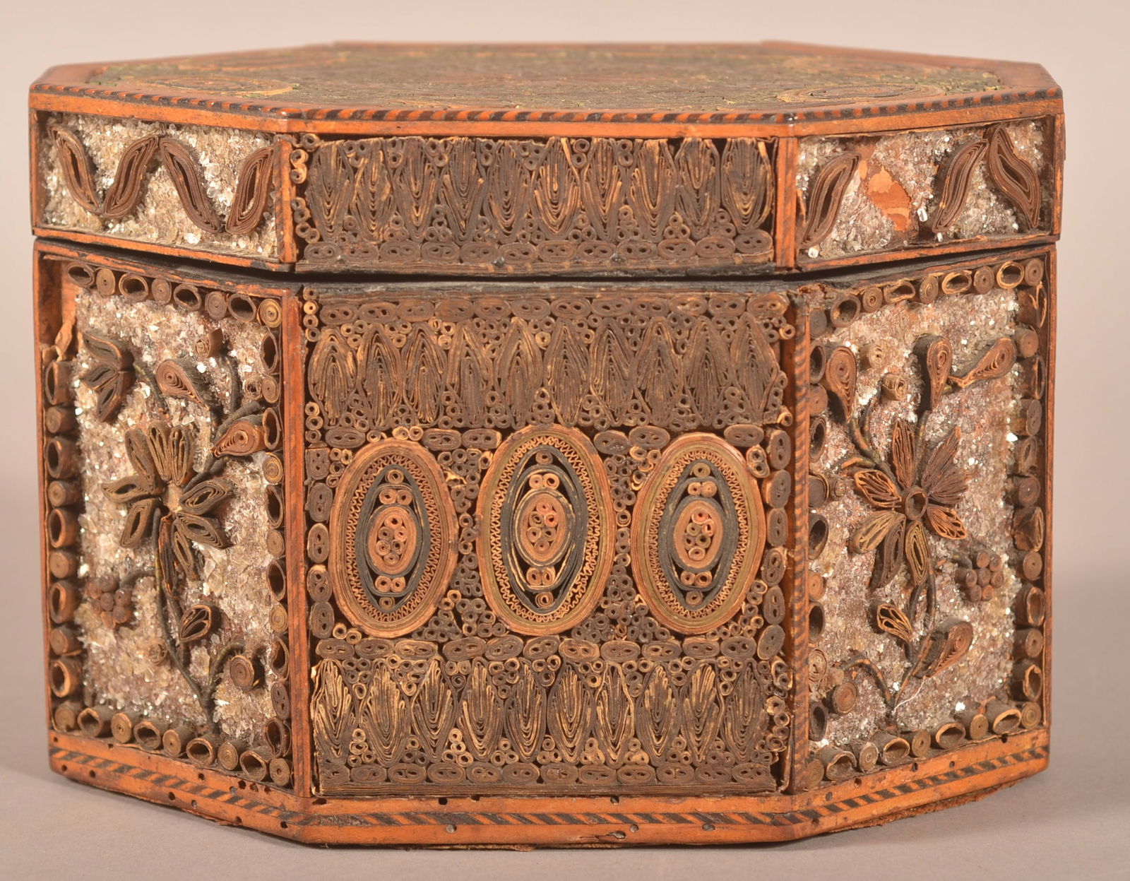 Georgian Rolled Paper Tea Caddy, Circa 1790. (1 of 7)