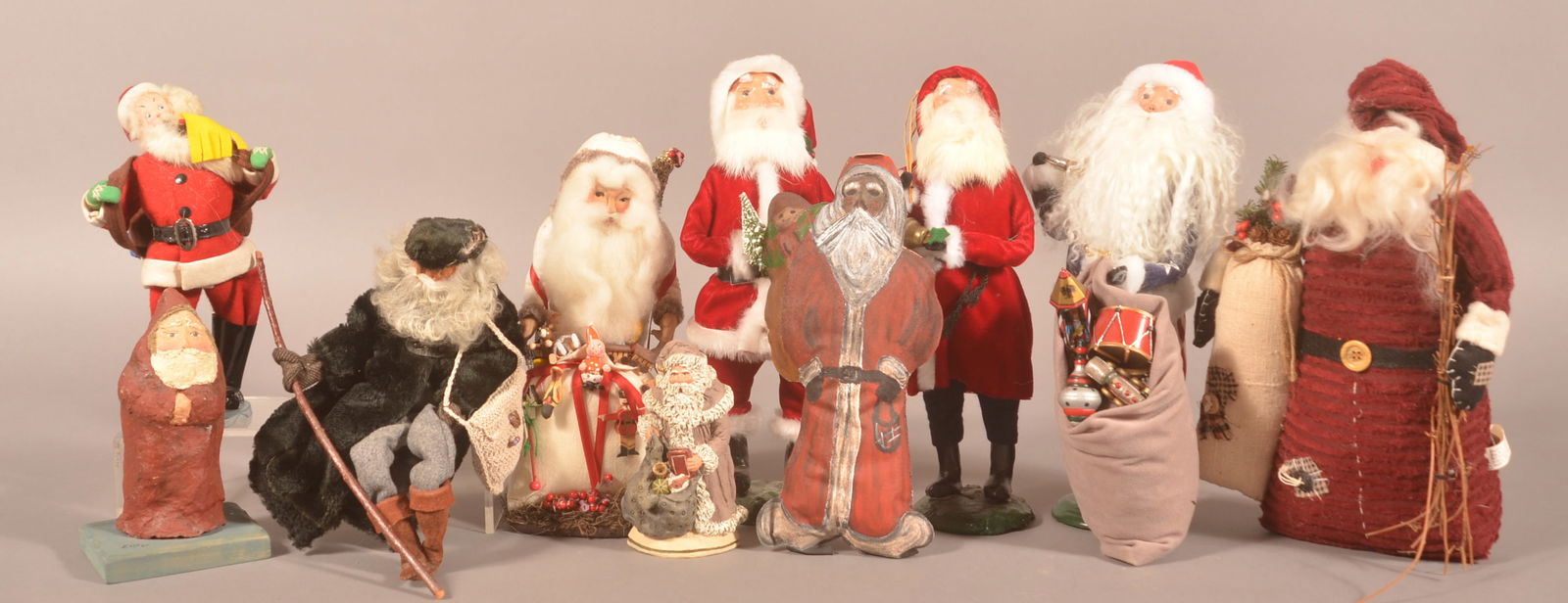 Collection of Contemporary Decorative Santas. (1 of 2)