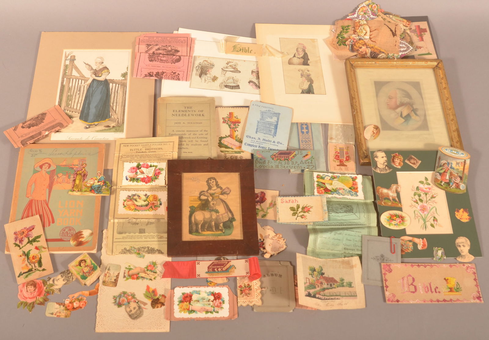 Lot of Antique Sewing Items and Advertising. (1 of 5)