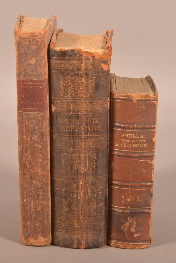 Three 19th C. Books. (1 of 6)