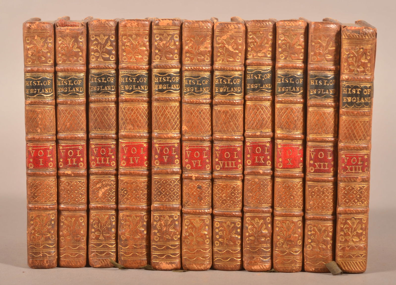 18th C. History of England Books. (1 of 5)