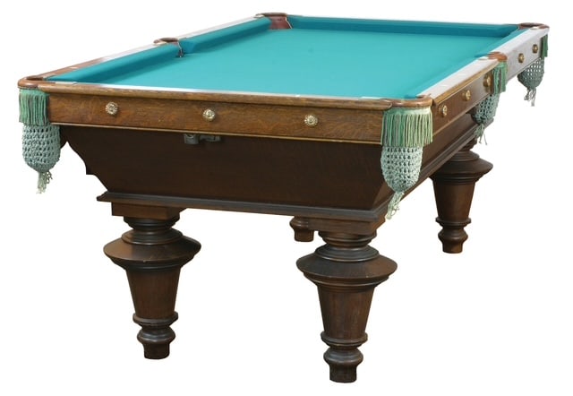 Antique Brunswick Balke Collender Pocket Pool Table. (1 of 2)