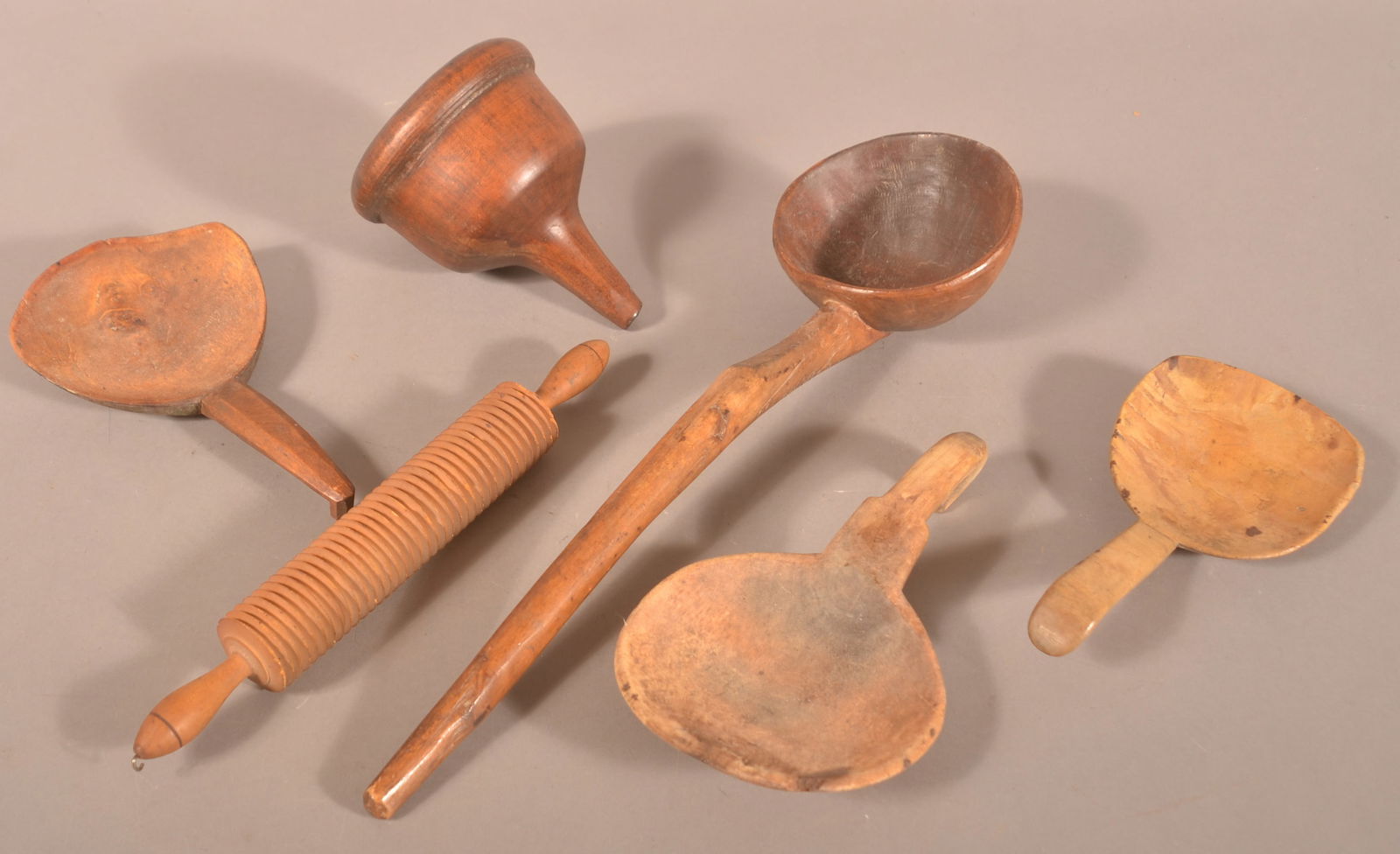 Lot of Antique Wooden Kitchenwares. (1 of 2)