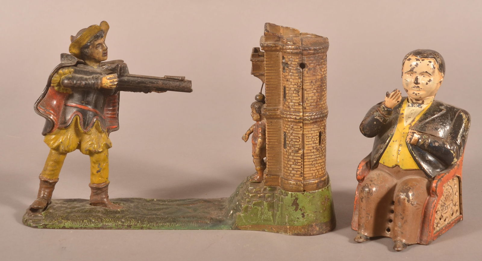 Two Cast Iron Mechanical Banks. (1 of 8)