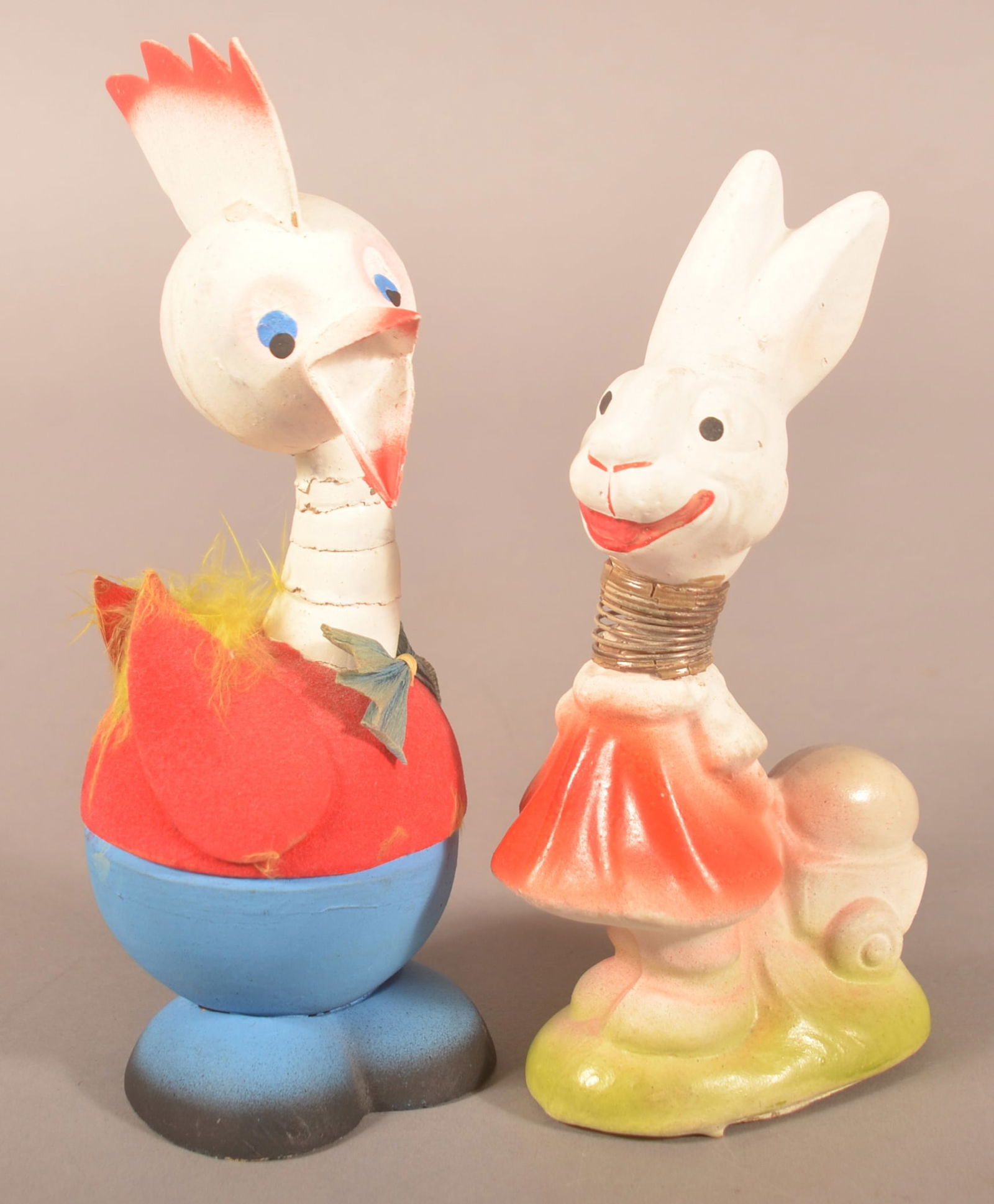 Two Vintage Easter Season Whimsical Figures. (1 of 4)