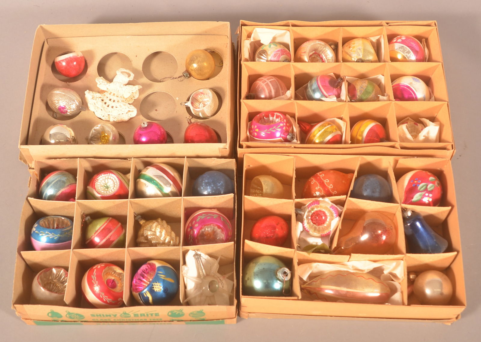 Collection Antique Glass Christmas Ornaments. (1 of 1)