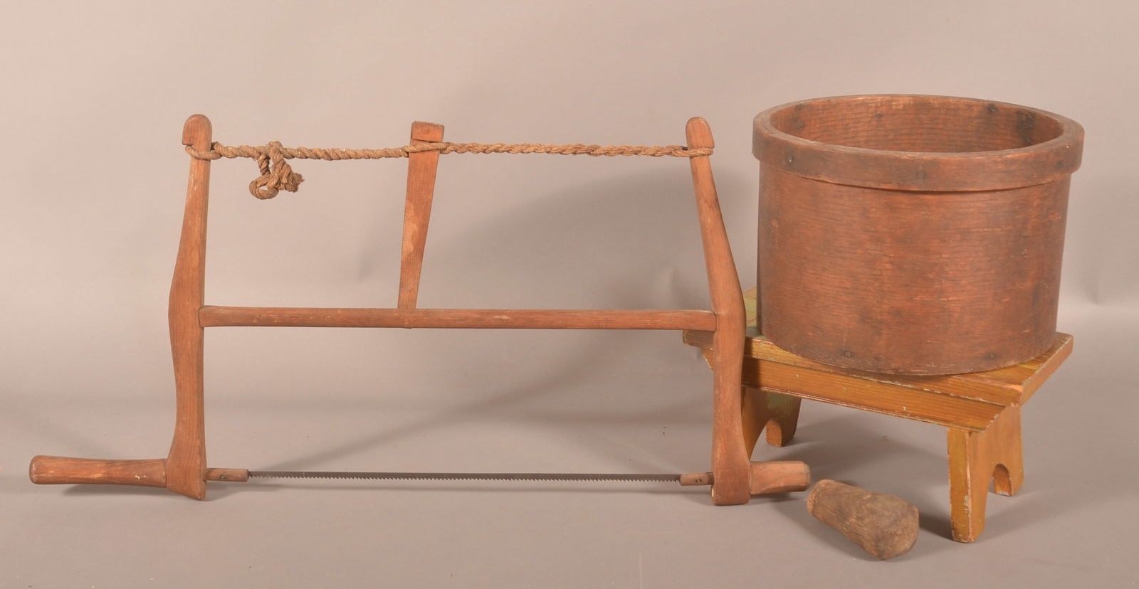 Collection of Antique Wood Primitives. (1 of 5)