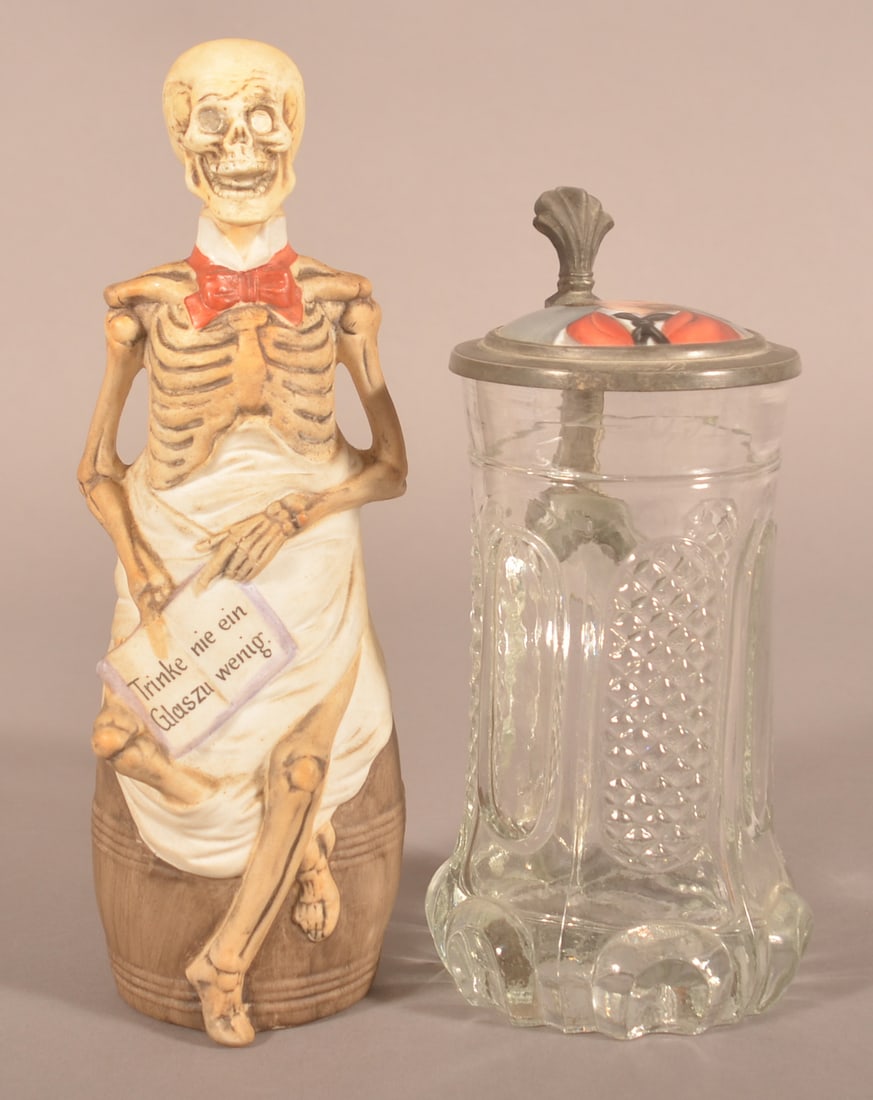 Antique/Vintage German Liqour Bottle and Stein. (1 of 7)