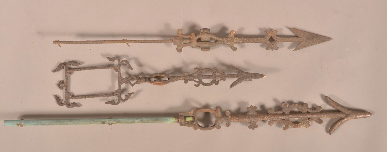 Three Antique Weathervane Directionals. (1 of 2)