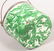 105. Three Pieces of Green Agateware. Berry Pail with t - 3