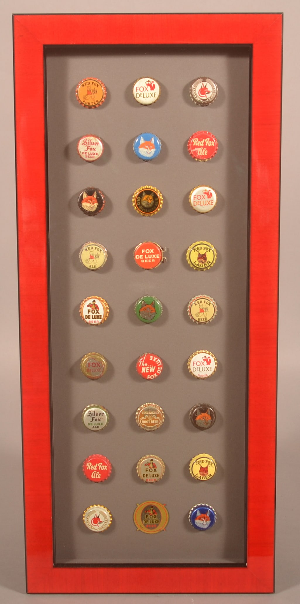 Beer Bottle Caps Collection Various Fox Breweries. (1 of 3)