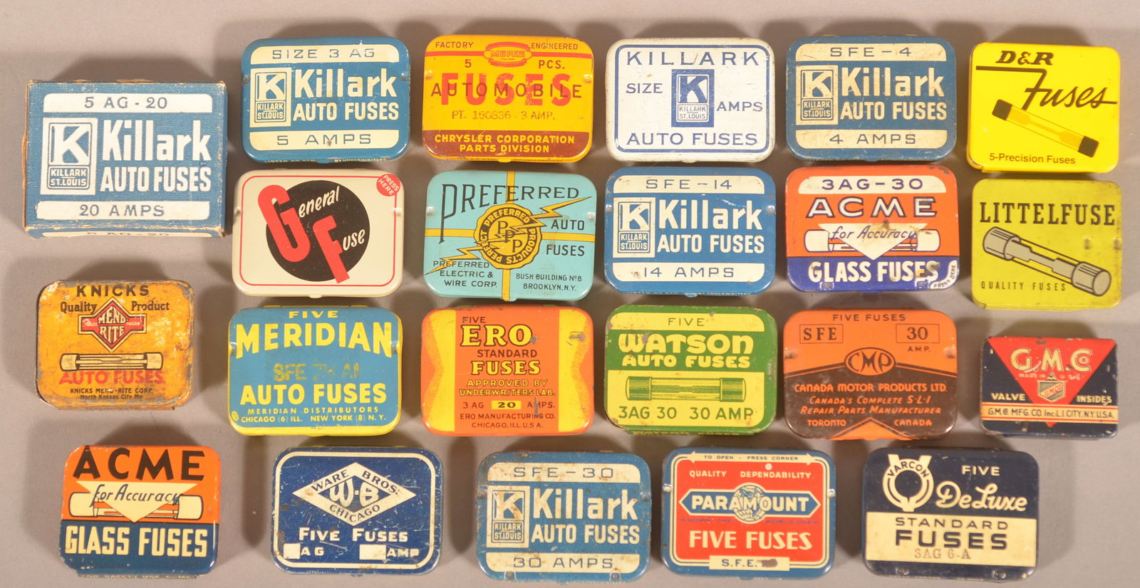 Group of Killark & Various Brands Fuse Tins. (1 of 5)