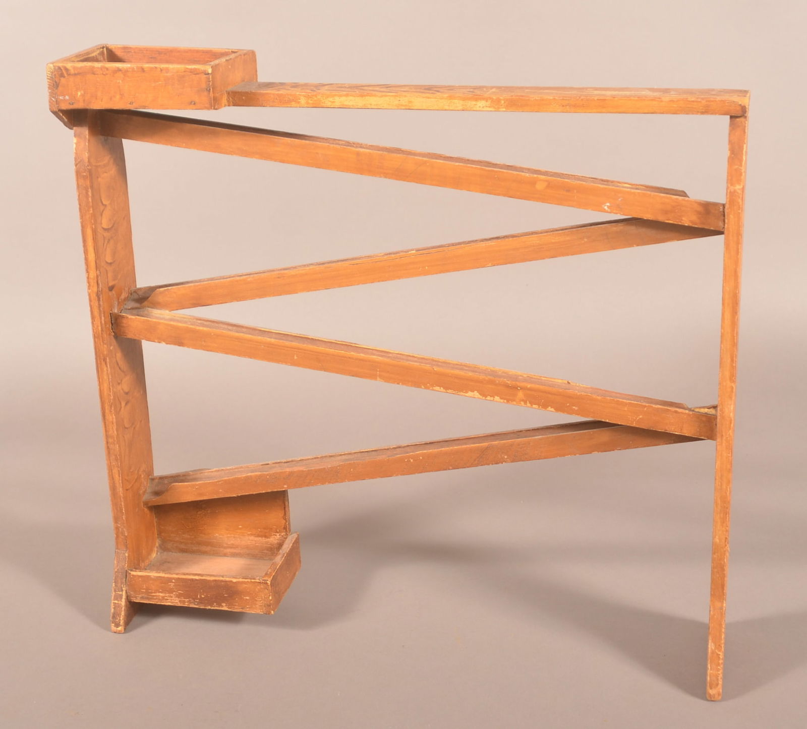 Unusual Grain-Painted Child's Marble Chaser. (1 of 2)