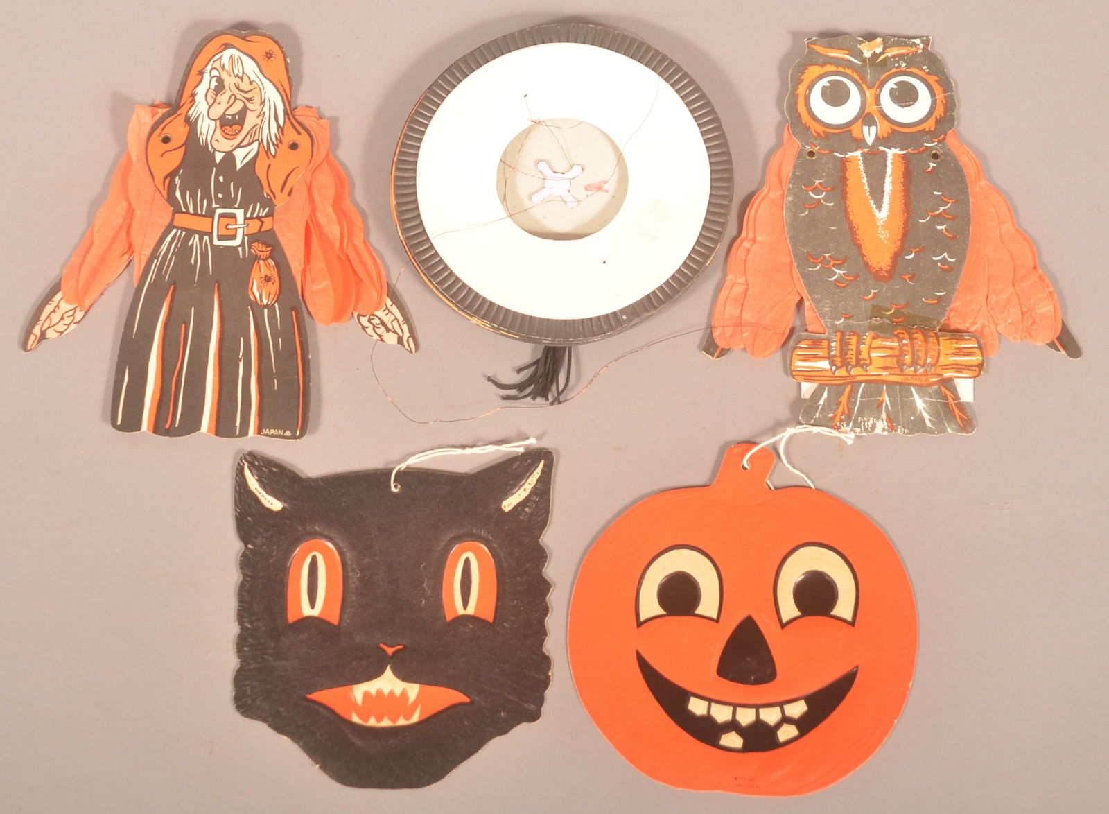 Vintage Halloween Die-Cut Ornaments. (1 of 3)