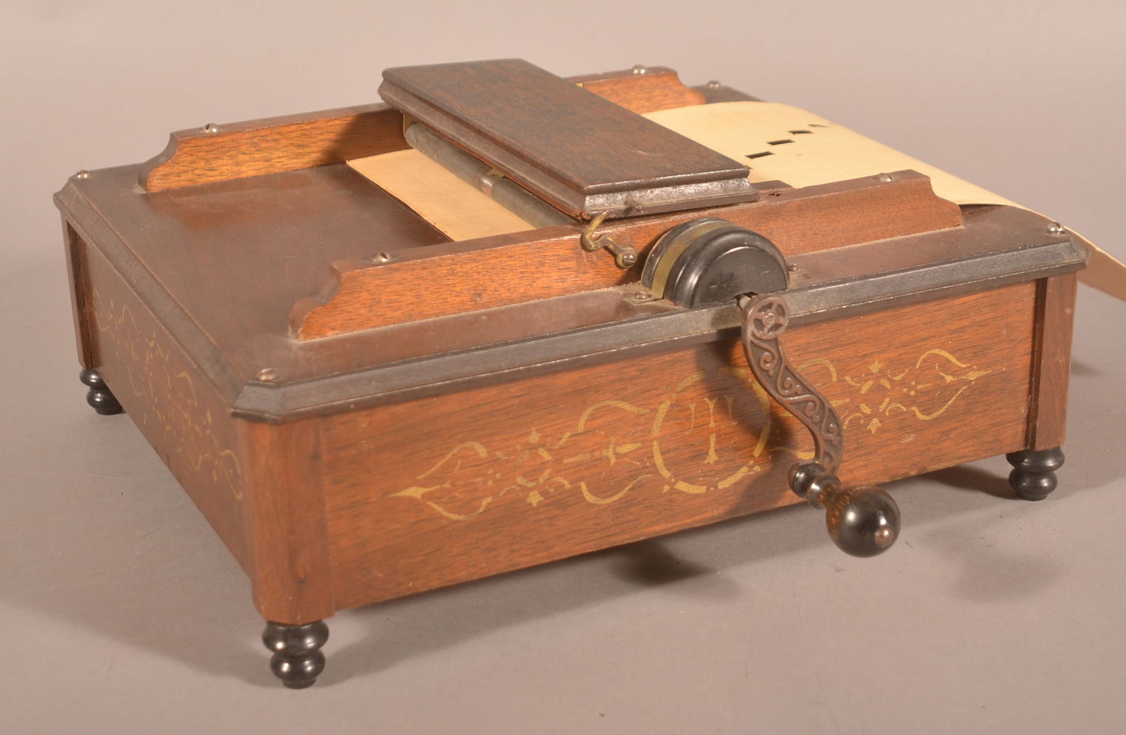 McTammany Scroll Music Organette. (1 of 6)