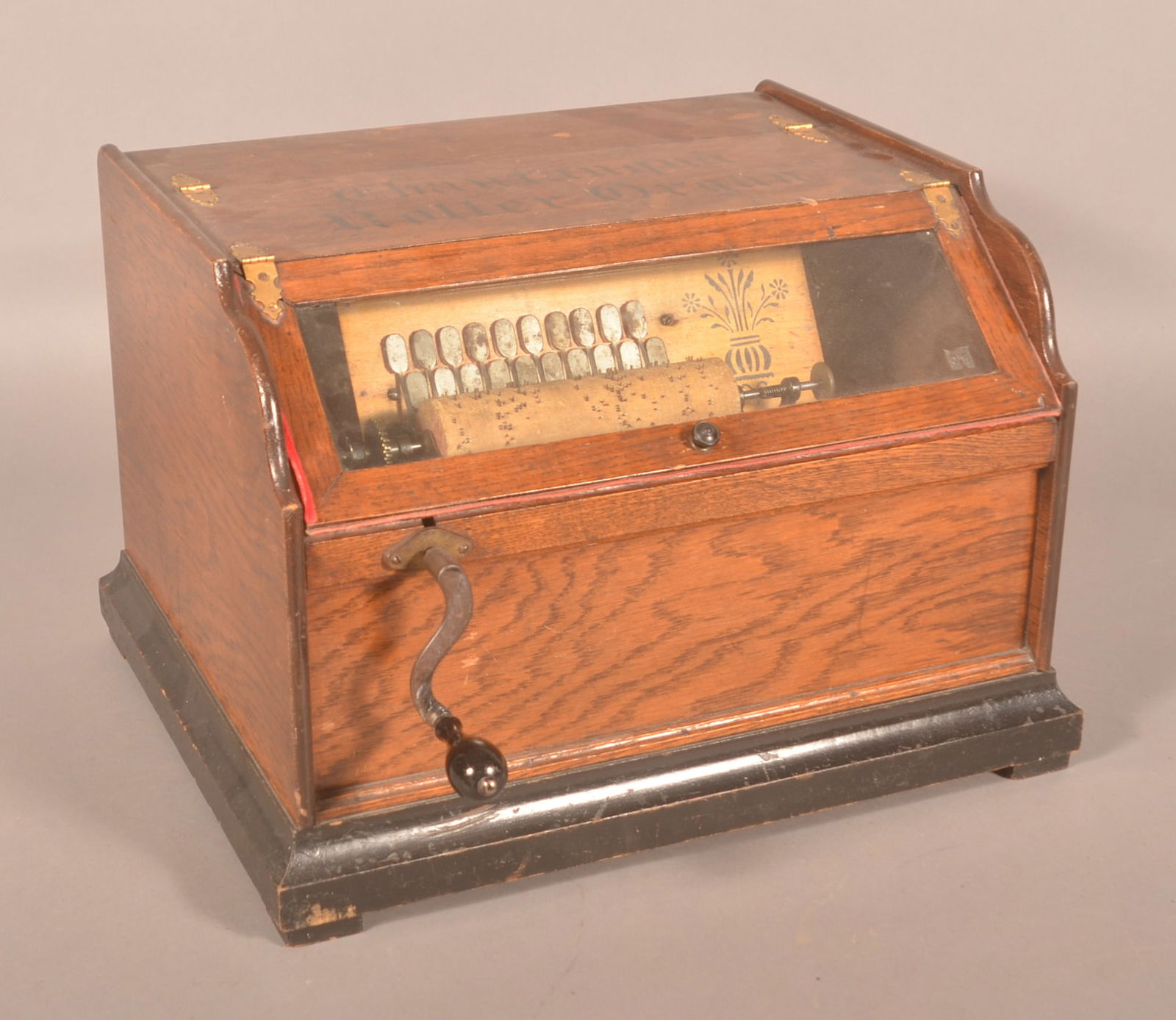 Oak Case Chautauqua Roller Organ. (1 of 6)